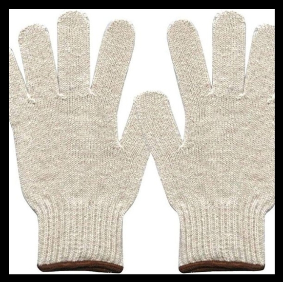 New Condor VF,Knit Gloves,L,Natural,PR 12 pack - Picture 5 of 8